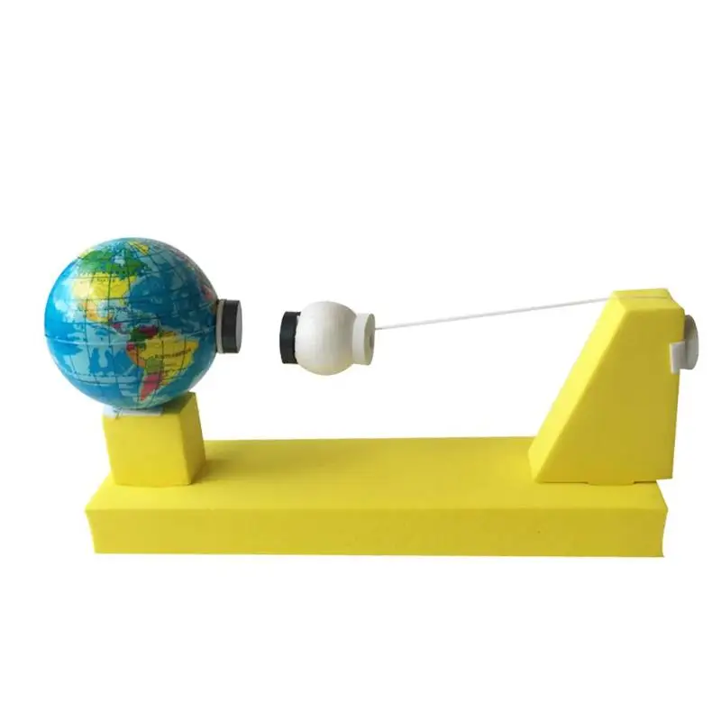 Children DIY Earth Moon Gravity Geography Model Kids Scientific Experiment Teaching Toys Kits