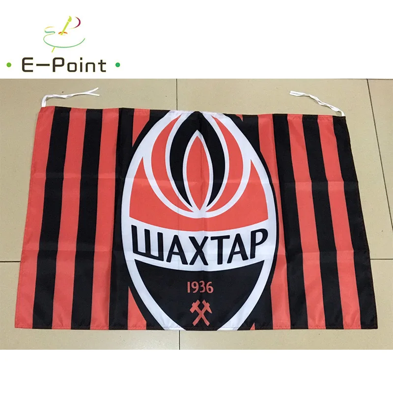 

95cm*65cm Size Ukraine FC Shakhtar Donetsk Christmas Decorations for Home Handing Polyester Flag Banner Gifts