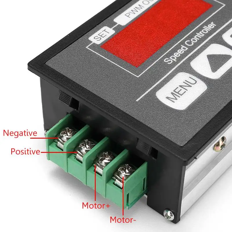 Регулируемый 30A PWM 6-12 В DC контроллер скорости двигателя модуль цифровой дисплей регулятор скорости регулятор мощности переключатель