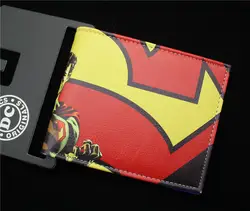 Бэтмен против Супермена на заре справедливости кошелек для женщин и мужчин двухслойный кошелек из ПУ искусственной кожи QYCR004