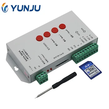 

T1000S led pixel module Controller 2048 Pixels with SD card for WS2801 WS2811 LPD6803 RGB full color RGB play video SPI