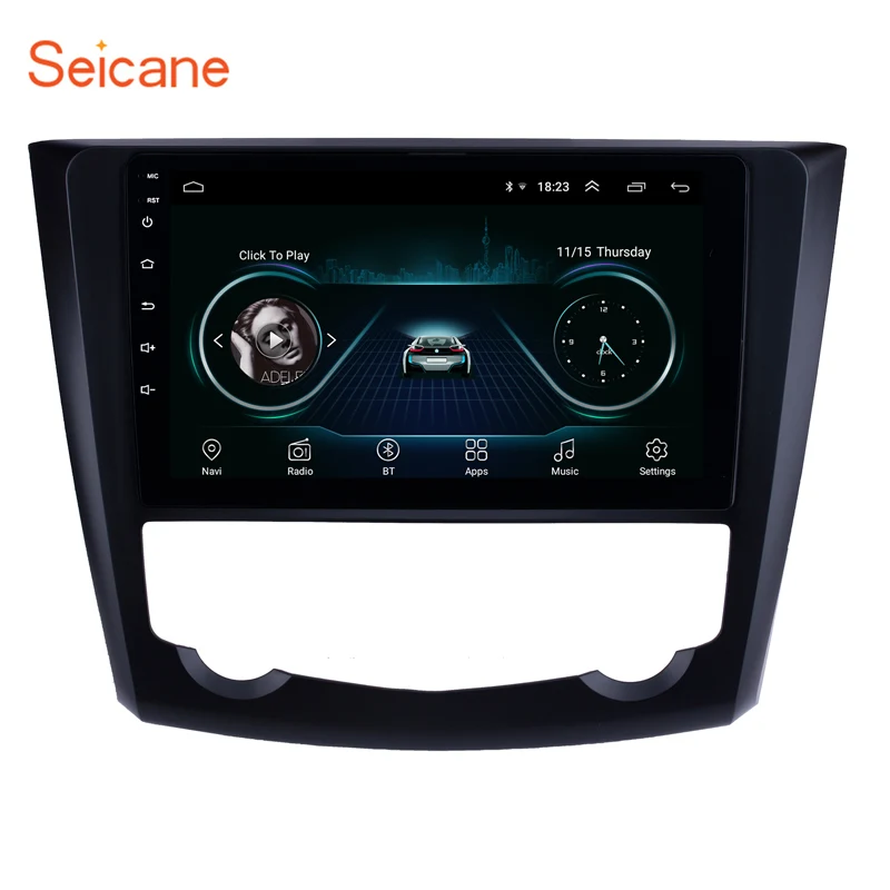 Seicane Android 8 1 9 &quotдля 2016 2017 Renault Kadjar HD сенсорный экран авто радио GPS навигация Bluetooth