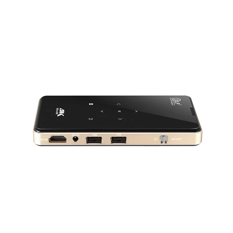 Android 6.0 Wireless Bluetooth 2.4G/5G Wifi 4K Hdmi-In Mini Projector Support Miracast Airplay For Android Ios Phone Projector