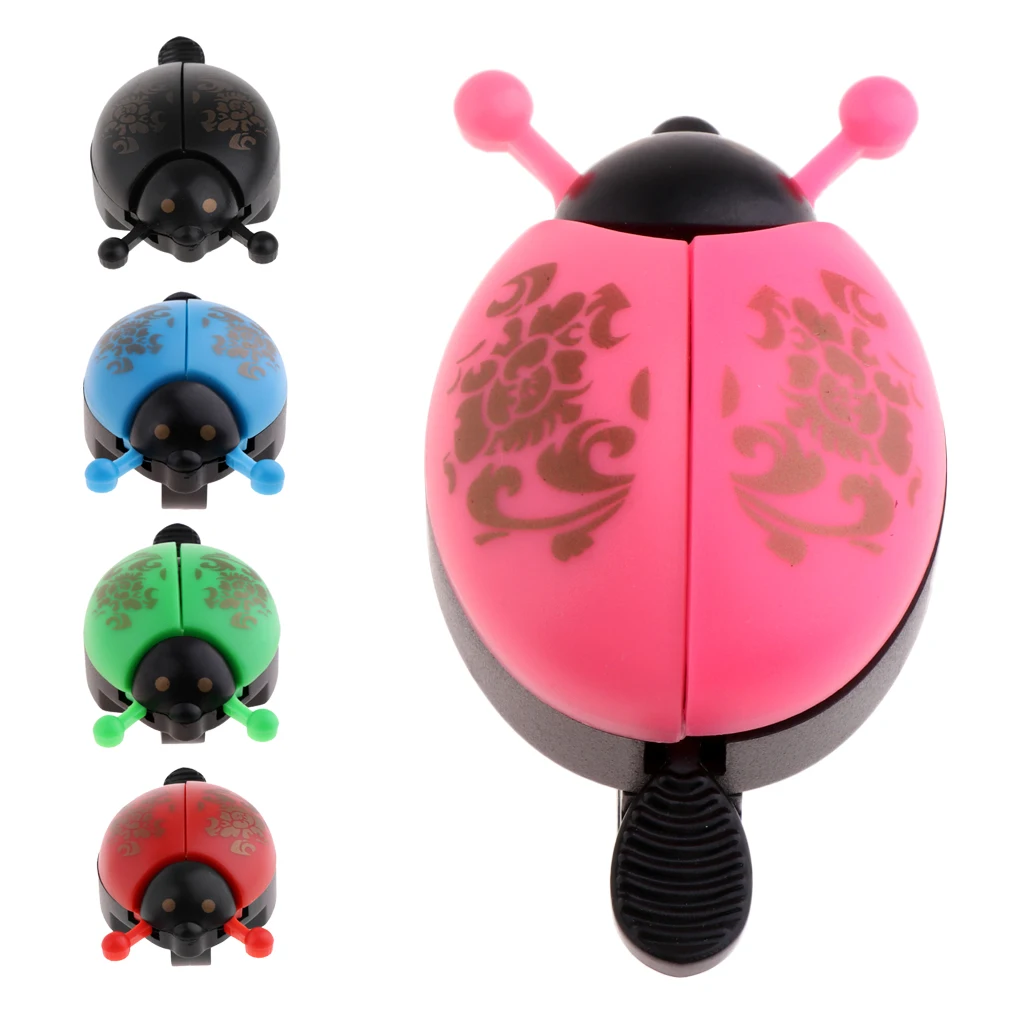 

Lovely Funny Beetle Ladybug Bug Ring Bicycle Bell for Cycling Bike Ride Alarm Mountain Bike Trumpet Horn Bicycle Accessories