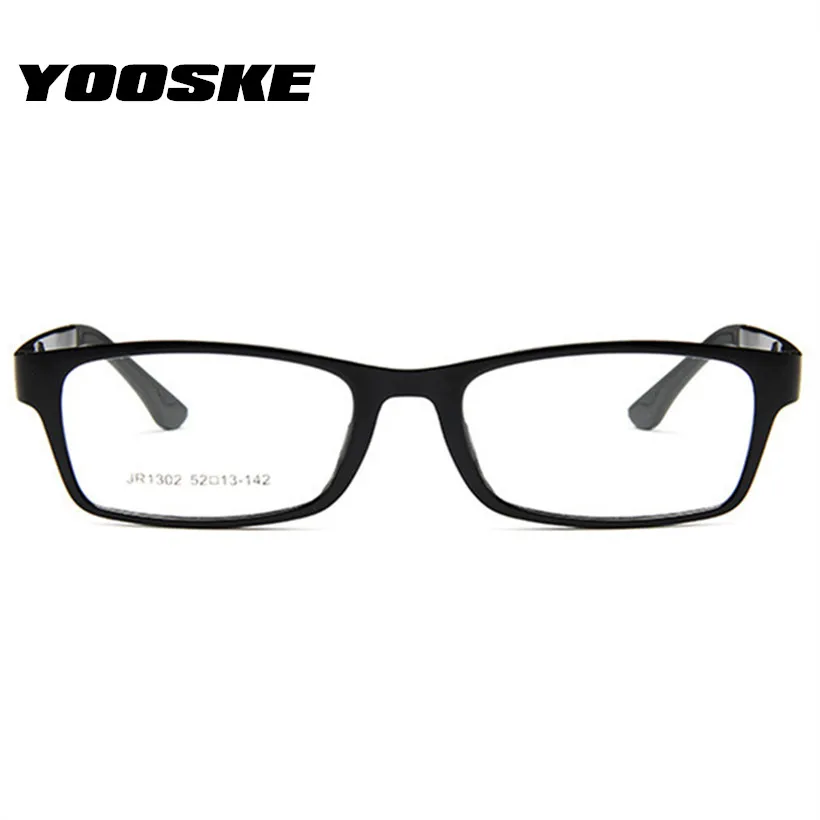 YOOSKE очки для близорукости, красные, черные оправы, очки для женщин и мужчин, модные студенческие короткие очки для коррекции зрения-1-1,5-2-2,5-3-3,5-4