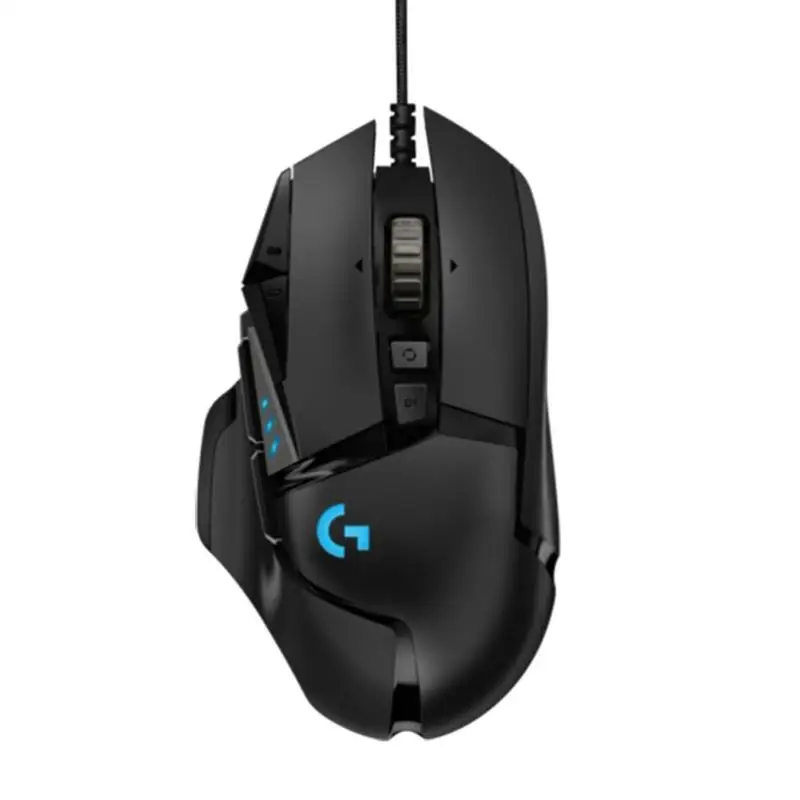 Logitech G502 100-16000 dpi Hero 11 кнопок программируемая игровая мышь RGB мышь с подсветкой с 5 съемными весами для ПК