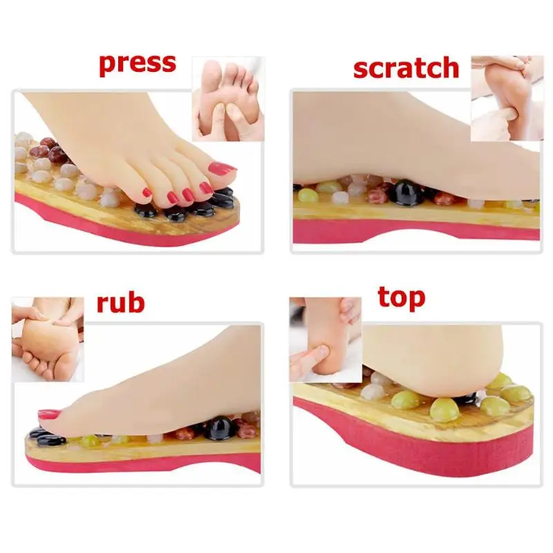 1pair Natural Agate Stones Foot Massage Sandals Pebble Foot Massage Slippers Acupuncture Therapy Reflexology Massager Shoes 1pair Natural Agate Stones Foot Massage Sandals Pebble Foot Massage Slippers Acupuncture Therapy Reflexology Massager Shoes