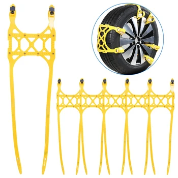 

1 Set Universal Vehicles Thickened Anti-skid Wheel Chain Car Truck Snow Tire Chain Car Accessories