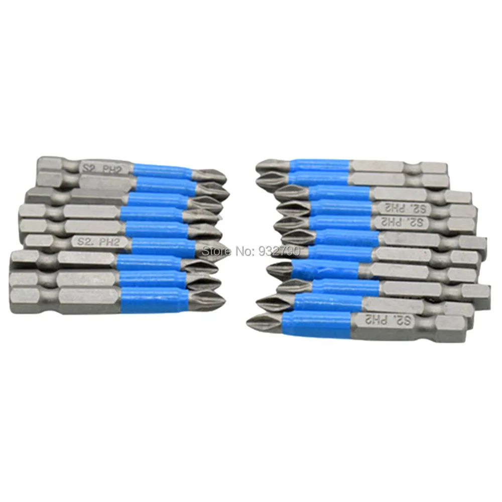 

20pcs PH2 50mm Magnetic Screwdriver Bit Set Philips Screwdriver Insert Bit Set Power Drill Bits Screwdrivers Bits