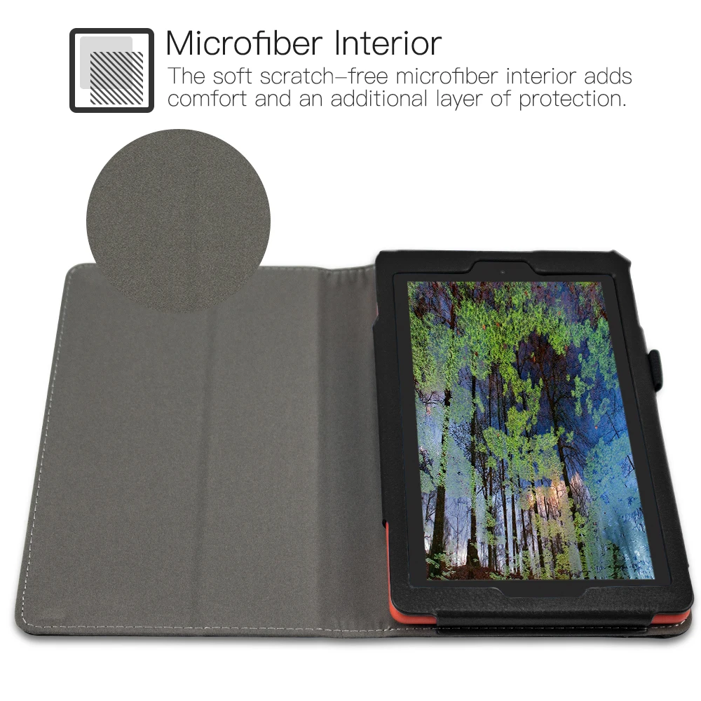 Твердый чехол из искусственной кожи для Amazon Fire 7 Smart Cover Auto Sleep Wake складной