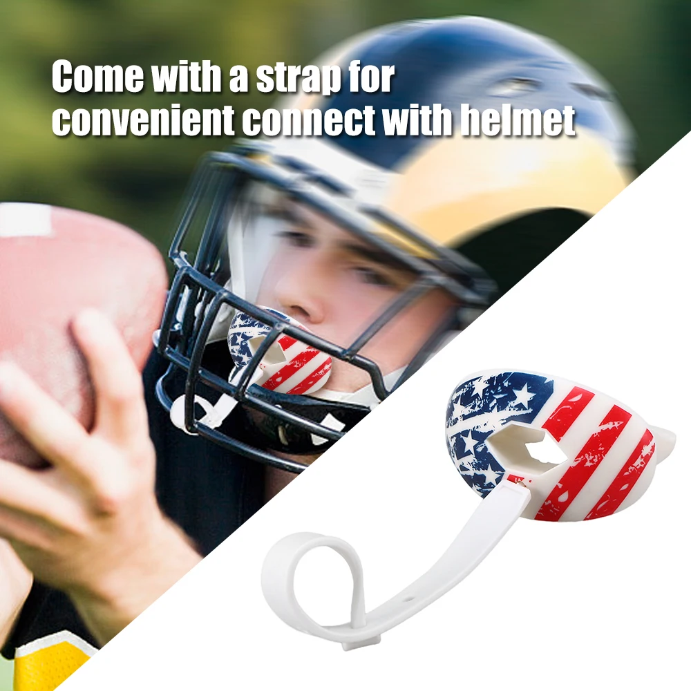 

New Rugby Mouth Guard Food Grade Tooth Protector American Football Mouthguard Lip Protection Mouth Guard Tooth Brace Protection