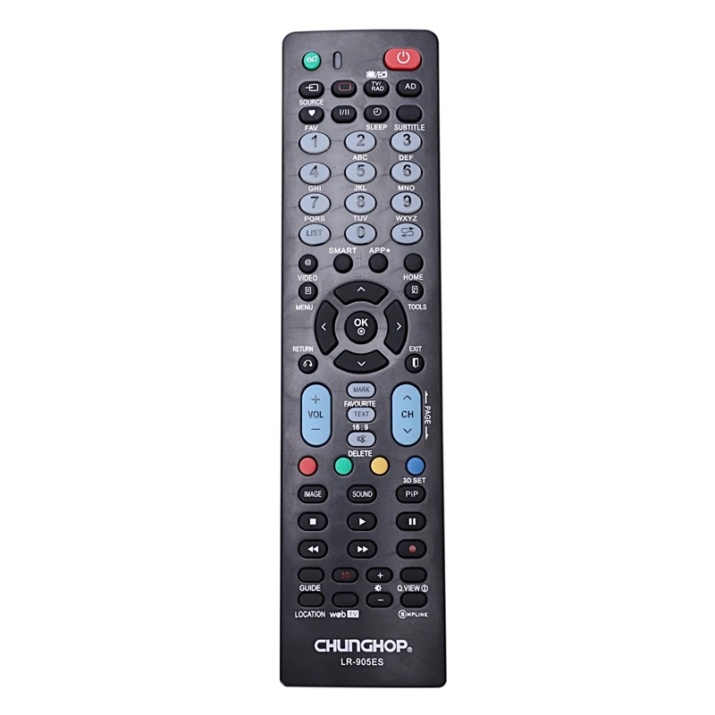 

Chunghop Lr-905Es Remote Control Controller Replacement Fit For Lg Tv Cbl Dvd Sat