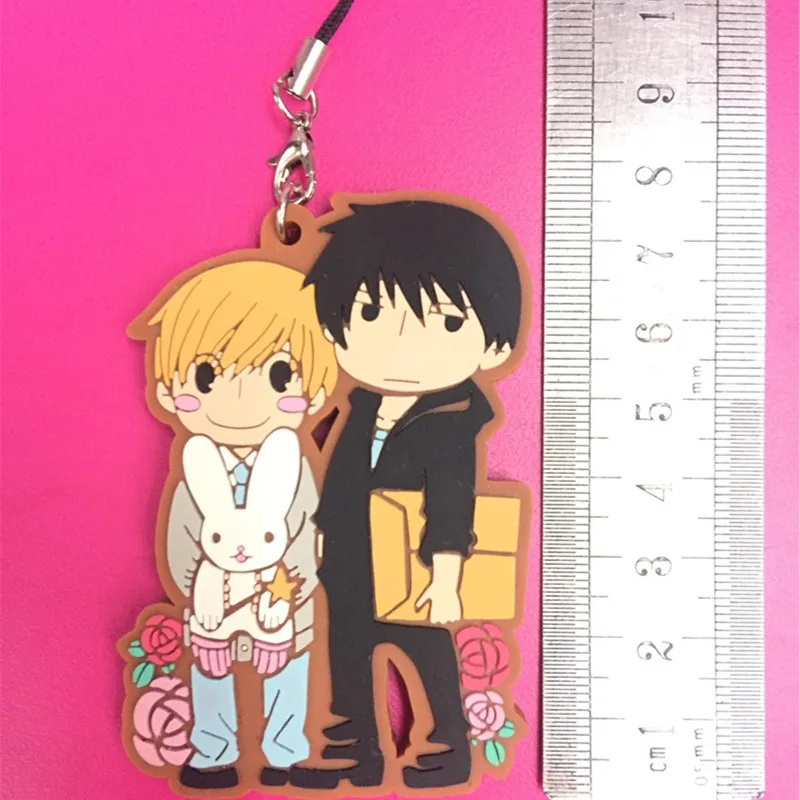 Sekai-ichi Hatsukoi брелок игрушка аниме Onodera Ritsu и Takano Masamune рисунок телефон ремни брелок сумка Подвеска для подарка