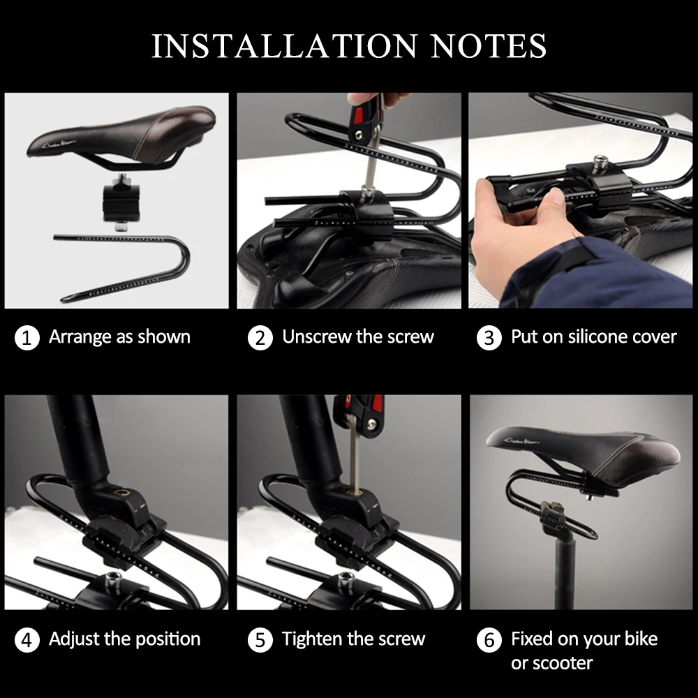 Spring Steel Saddle Suspension Device Shock Absorber For MTB Mountain Road Bikes