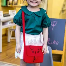 Детская Повседневная парусиновая сумка-мессенджер на плечо с рисунком из мультфильма; сумка через плечо для маленьких девочек; сумка для детского сада; школьная мини-сумка для книг