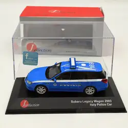 J коллекция 1:43 SUBARU Legacy универсал полиция Италия автомобиль 2003 JC285 литья под давлением модели Ограниченная серия Коллекция