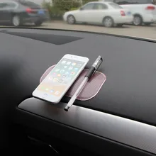 Onever Car Interior Anti-Slip Pad Dashboard Silicone Non-Slip Mat Cover Fixed For Mobile Phone Key Coin Magic PU Sticky Holder