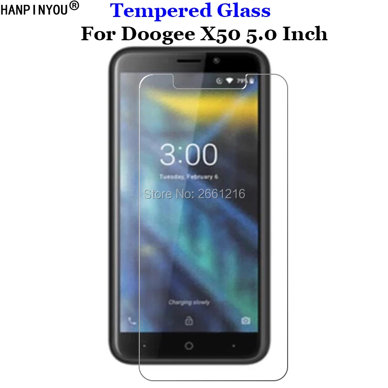 Per Doogee X50 Pellicola Proteggi Schermo In Vetro Temperato 9H 2.5D Premium Per Doogee X50 5.0"