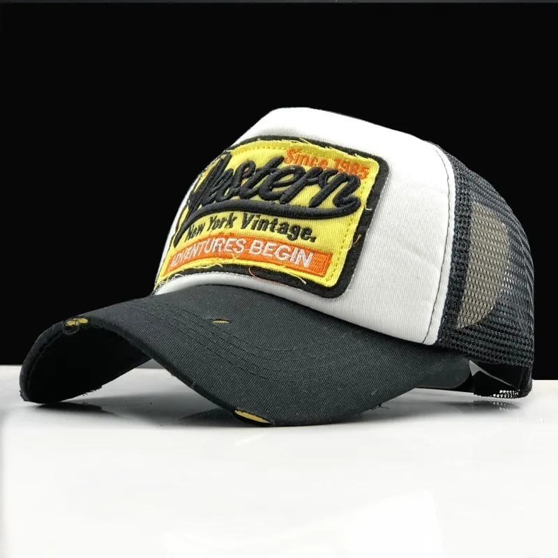 

New Men's Baseball Cap Print Summer Mesh Cap Hats For Men Women Snapback Gorras Hombre hats Casual Hip Hop Caps Dad Hat
