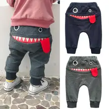 Kidlove/штаны-шаровары в стиле хип-хоп с рисунком для маленьких мальчиков и девочек