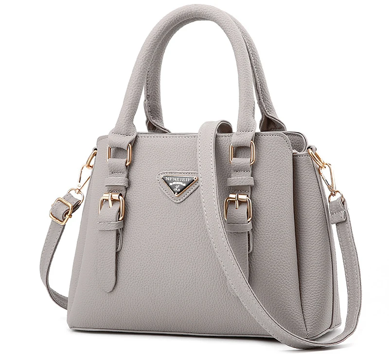 

Fashion Handbags Women PU Leather Zipper Shoulder Bags Solid Casual Tote Ladies Daily Crossbody Bags Female Handbag