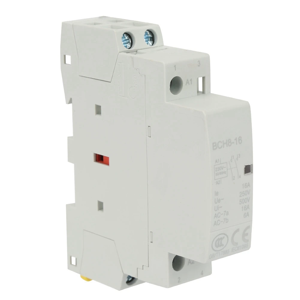 Американская классификация проводов 2р 16A 220 V/230 V 1NO 1NC 50/60 HZ Din Rail AC контактор для дома contattore