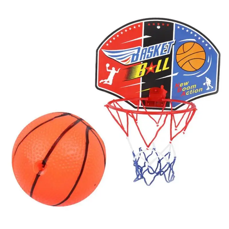 

Funny Mini Portable BasketBall Hoop Toy Toilet Bathroom Desk Home Basketball Fans Game Set For NBA Fans Kids Baby Adults