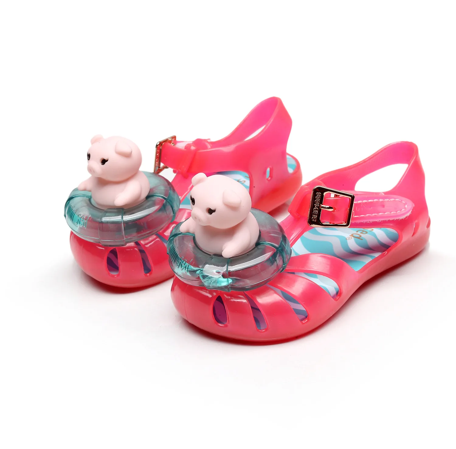 

NEW Kids Shoes Mini Girls Sandals Jelly Outsole Buckle Strap Sandals Slippers Princess Sandals Toddler Shoes