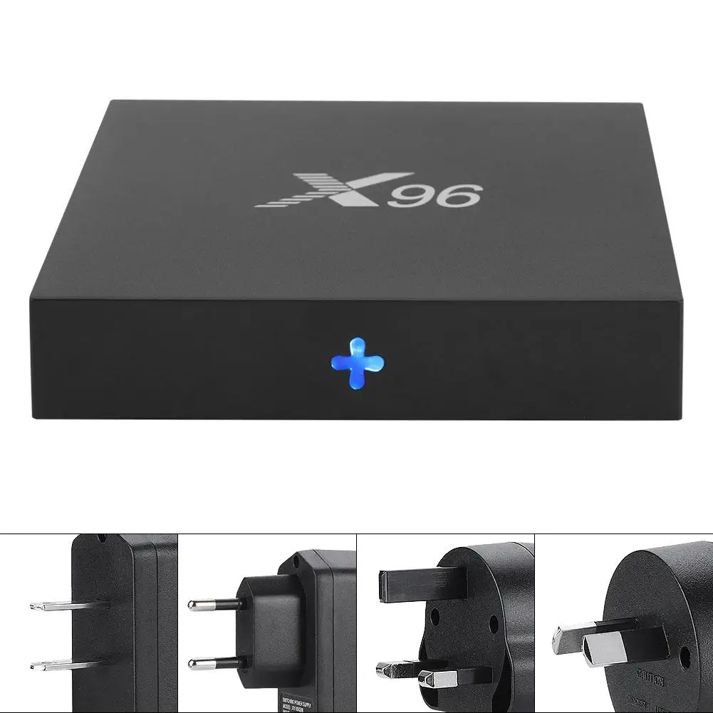 

X96 S905X 2GB+16GB Wifi Smart Set Top TV Box for Android 6.0 with Remote Control US/UK/AU/EU Optional Hot