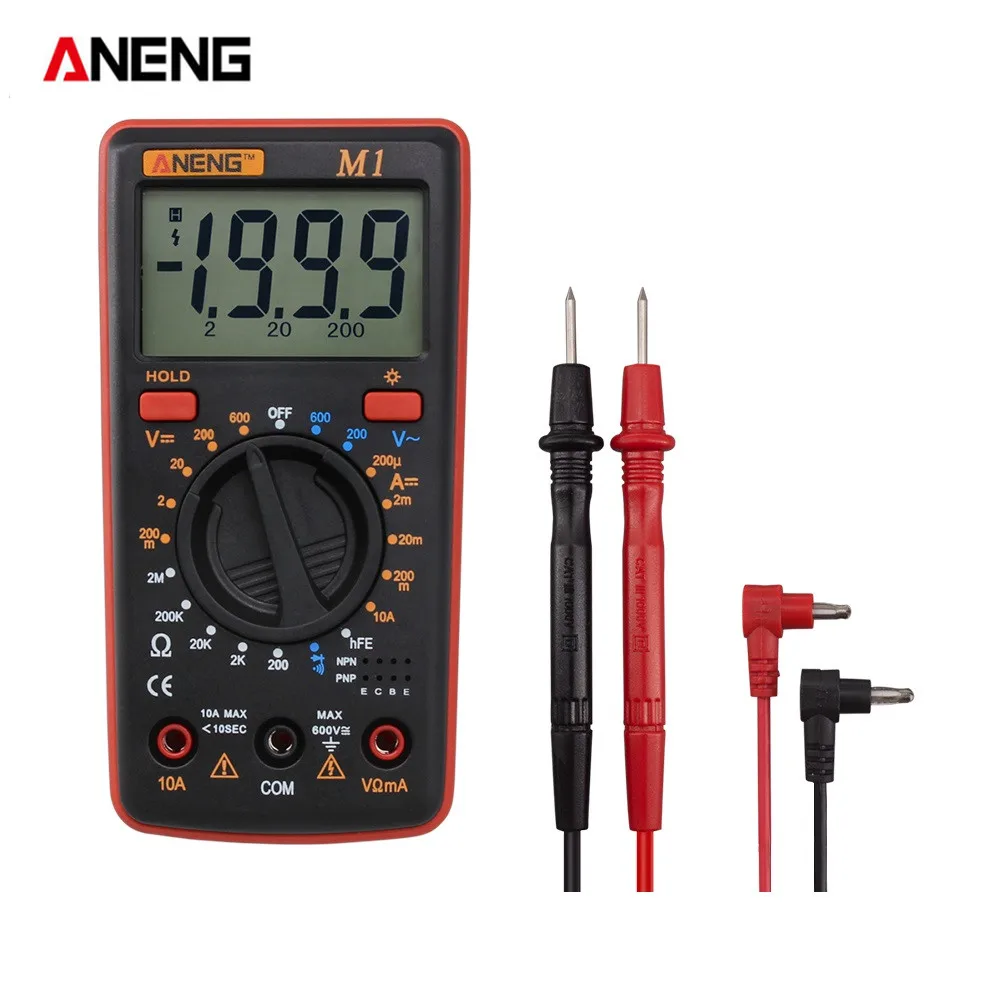 ANENG M1 Handheld Digital Multimeter AC/DC Voltage Current Resistance