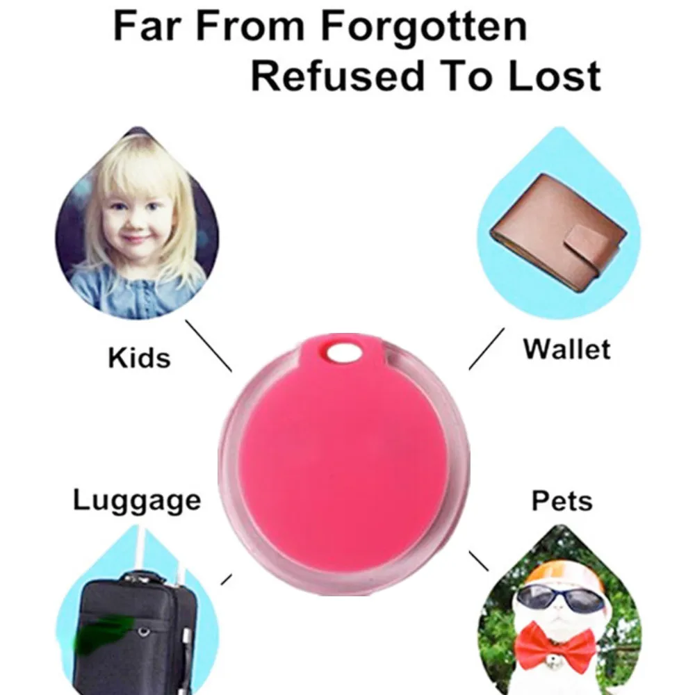 Pet Anti Lost Tracker Smart Finder Self-Portrait bluetooth 4.0 Mini Pet Alarm Finder GPS Locator Tr - 32970818709