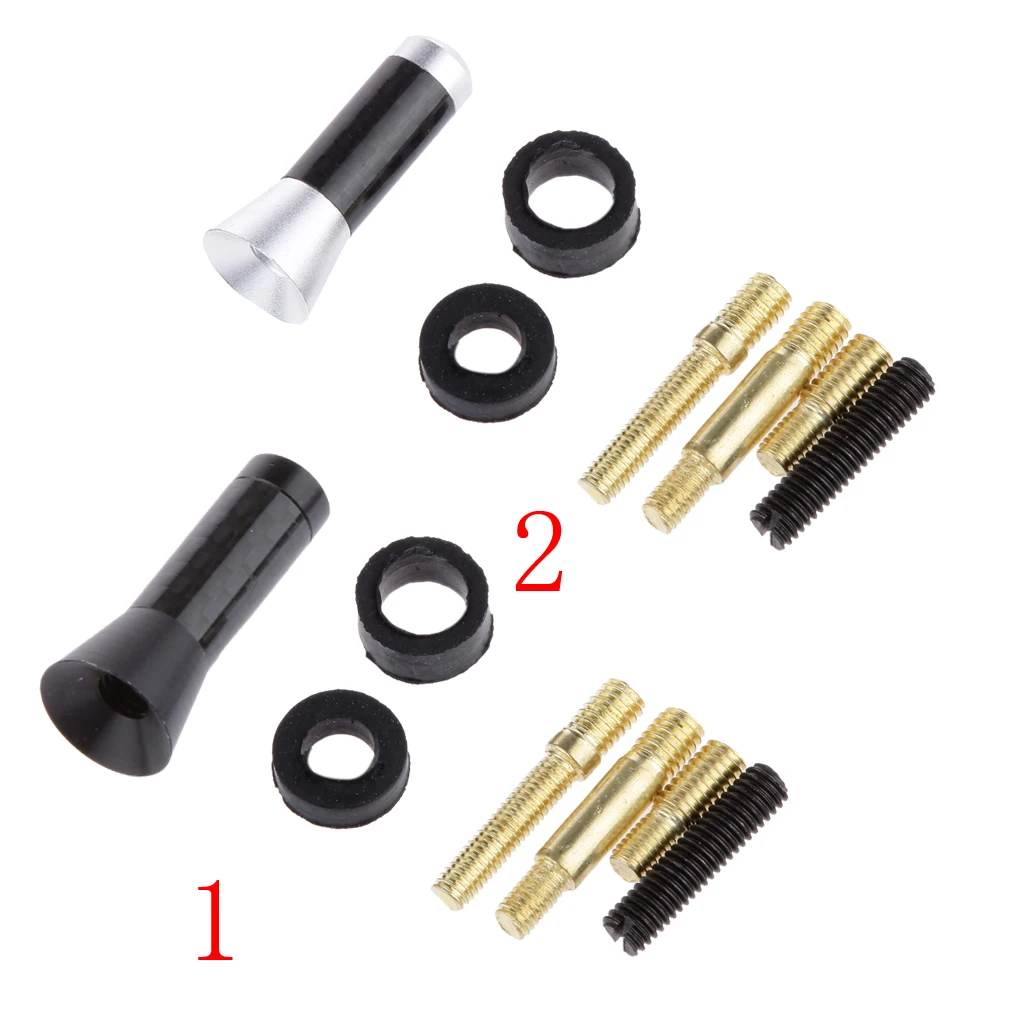 

1 Piece Car Staying Universal Car Auto Mini Carbon Fiber Short Stubby Screw On Aerial Antenna Mast High Quality