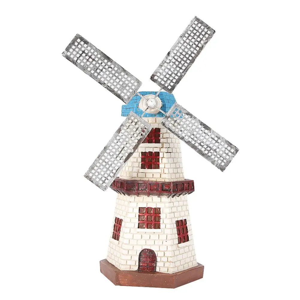 

Fairy Darden Figurines Miniatures Vintage Miniature Windmill Model Home Office Table Ornament Decor for Home