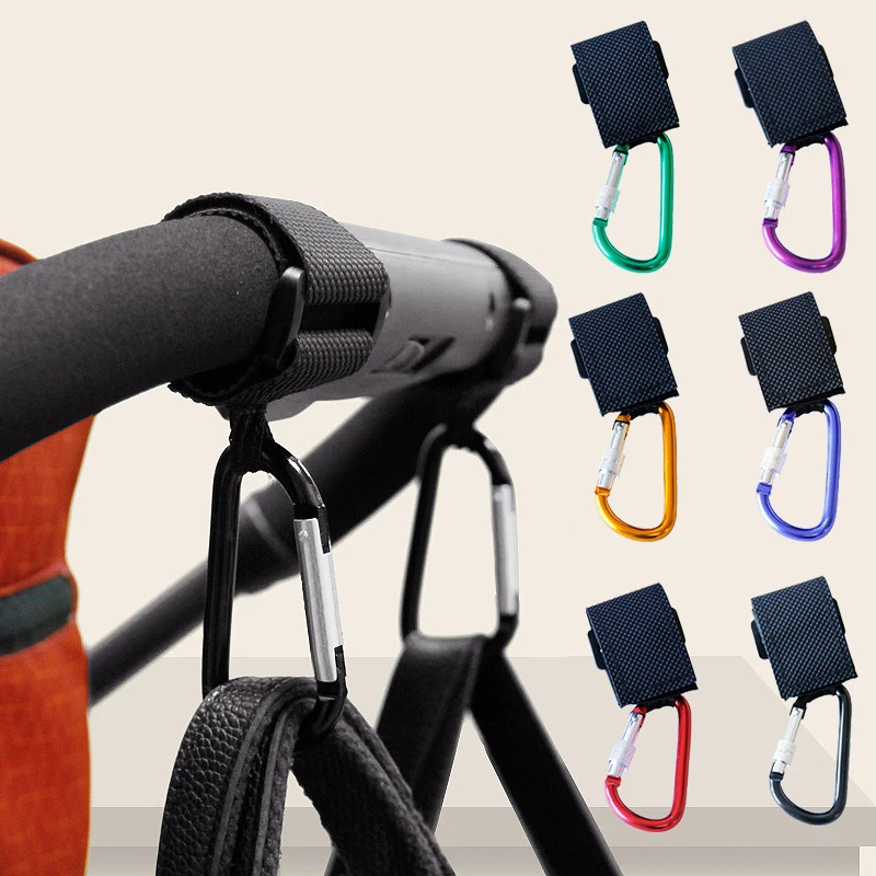 

Baby Stroller Accessories Convenient Hooks 1PC Shiny Baby Stroller Hook Metal Multi Purpose Pram Hook Home Supplies