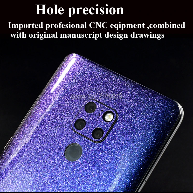 Блестящий чехол с градиентом для Huawei Mate 20 20X Pro Lite Защитный со стразами наклейка