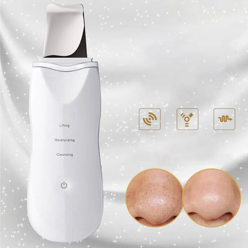 

Ultrasonic Deep Face Cleaning Machine Skin Scrubber Remove Dirt Blackhead Reduce Wrinkles and spots Facial Whitening Lifting
