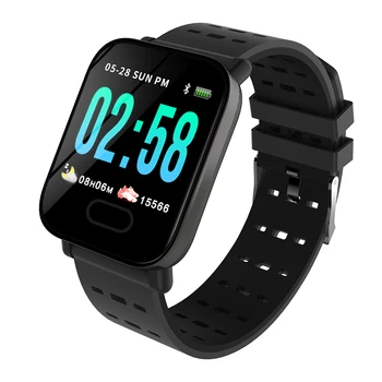 

Bakeey A6 Wearable Smartwatch HR Blood Pressure Oxygen Monitor IP67 Waterproof Camera Multi-sport Modes Smart Watch Men Women