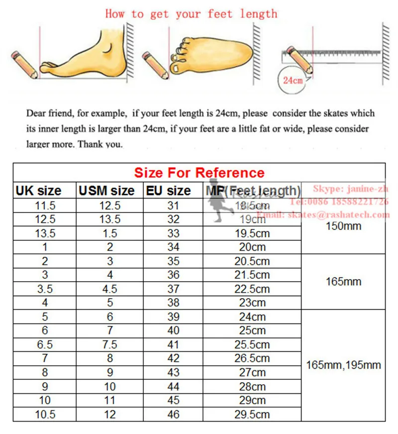 speedskates maple ice skate blade 380mm 410mm 430mm ice skating ice skate sizing chart
