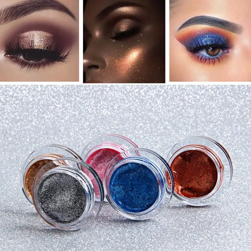 3D Diamond Glitter Eye shadow Palette Gel Metallic Pigment Shimmer