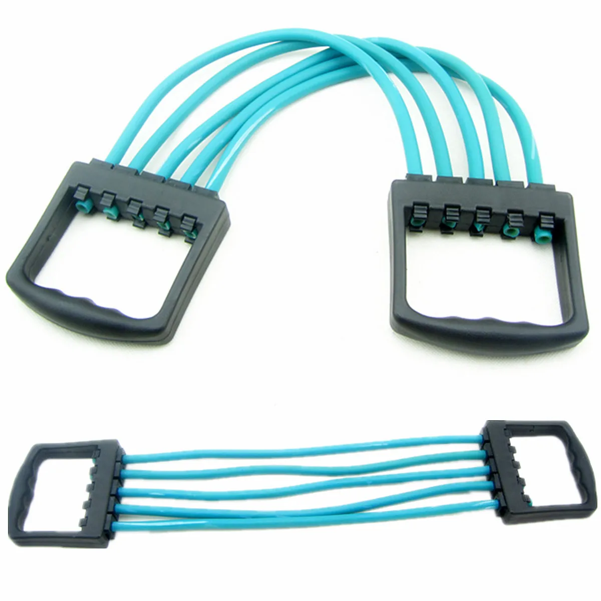 Versatile 5 Spring Rubber Chest Expander Pull Stretcher Home Gym Muscle