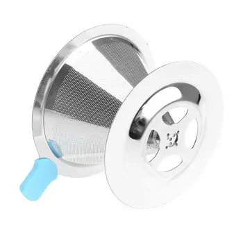 

Coffee Filter Funnel Drip Pour Over Tea Coffee Dripper Stainless Mesh Strainer