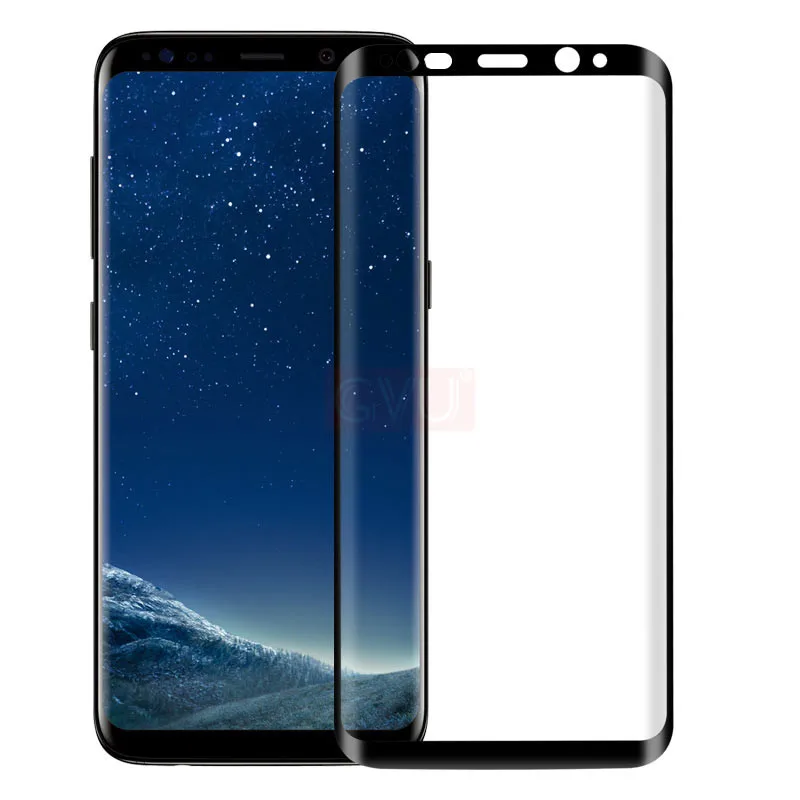 8D كامل غطاء الزجاج المقسى على لسامسونج غالاكسي S8 s9 plus ملاحظة 8 9 واقي للشاشة لسامسونج S7 S6 حافة زجاج عليه طبقة غشاء رقيقة