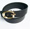 Nuevo cinturón de hebilla dorado alfabético para hombres y mujeres, accesorios para trajes en forma de I, cinturón de cintura G, cinturón de lujo ► Foto 2/5