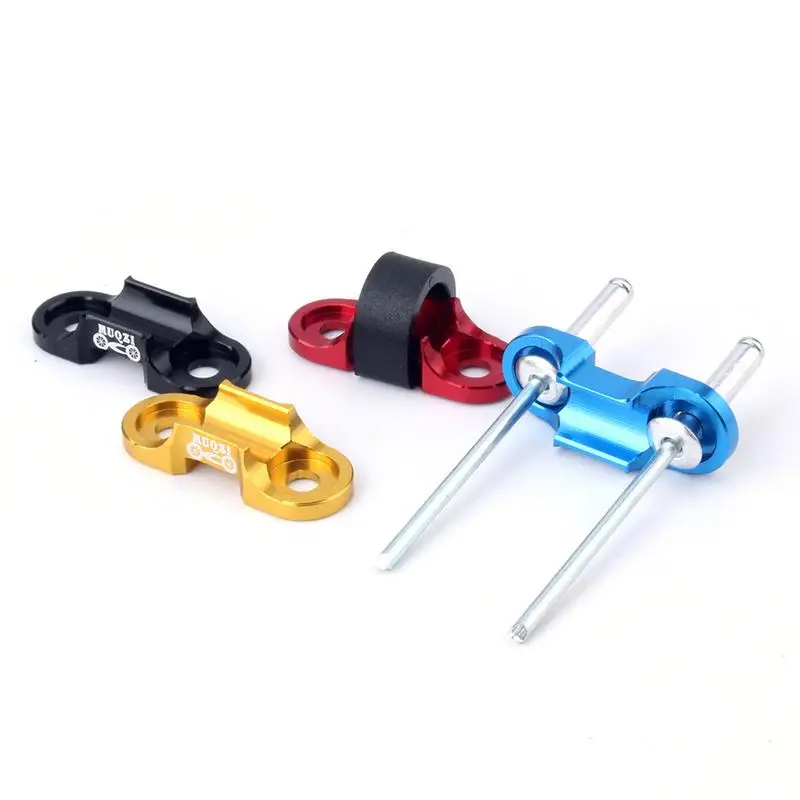 Bicycle Frame Brake Shift Line Tube Line Seat Aluminum Alloy CNC Line Tube Buckle Base Line Bicycle Accessories Accept Wholesale