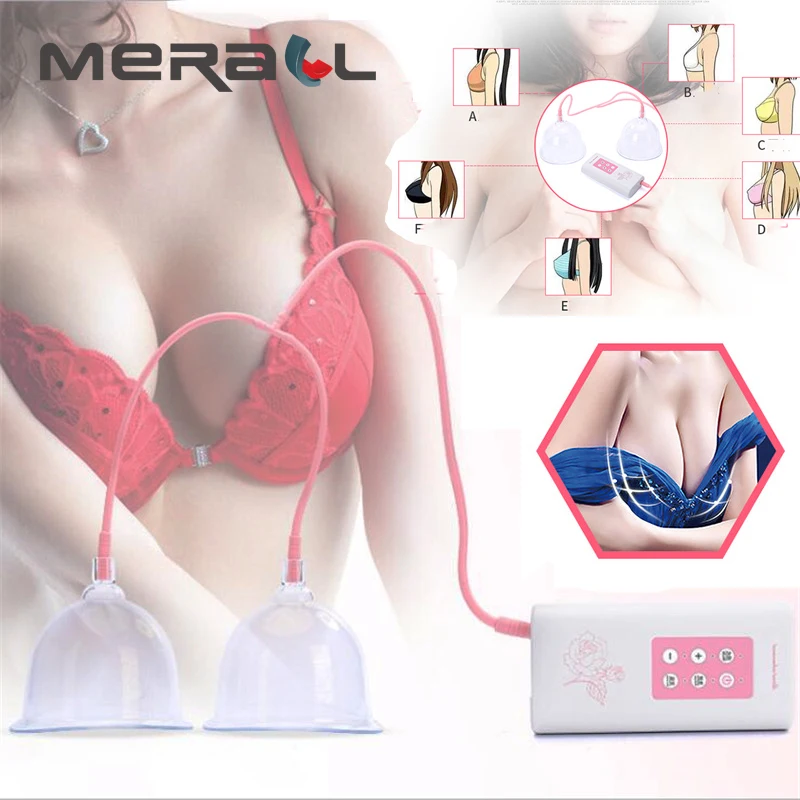 Breast Massager Enhancing Cupping Machine Nipple Enlarge Instrument Portable Electric Breast Enlarg