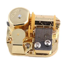 Мини-музыкальная шкатулка из цинкового сплава, ручная работа, механическая музыкальная шкатулка, музыкальная игрушка на день рождения, Рождество, Год, подарок для семьи