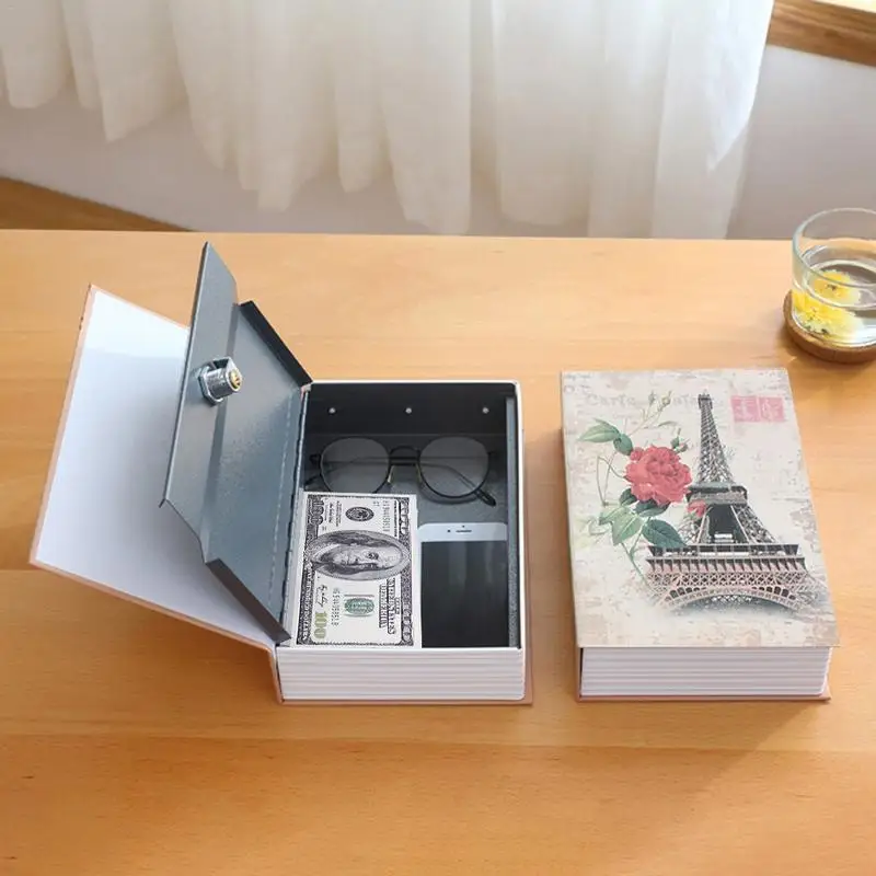 

Creative Simulation Book Safe Small Mini Money Box Small Key Storage Box