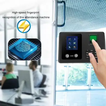 

2.8inch Fingerprint Attendance Machine LCD Display DC 5V/1A Employee Checking-in Reader hot sale