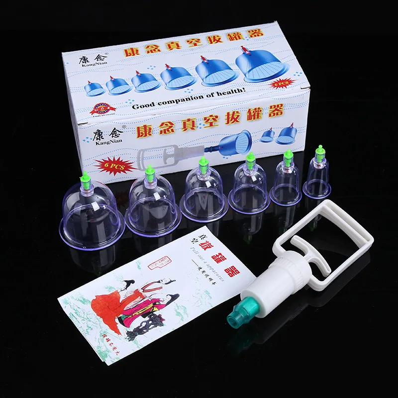 

6pcs/set Vacuum Cupping Eliminate Moisture And Pain Relief Whole Body Relaxation Healthy Care Device No Side Effect T0191CMC