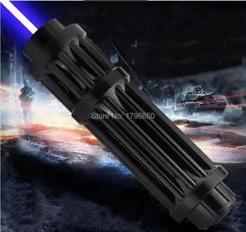 

High Power 450nm 100w 100000m Lazer Beam Military Flashlight Blue Laser Pointers Burning Match/dry Wood/black/cigarettes Hunting